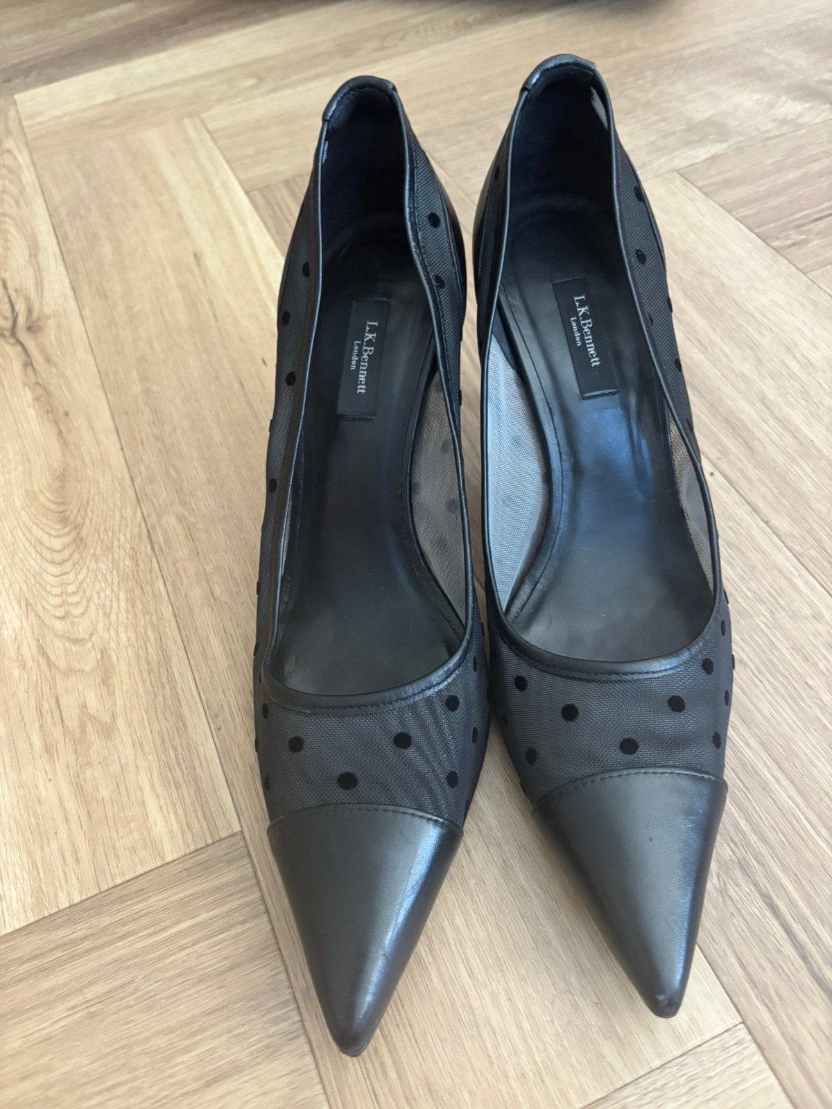 L.K. Bennett pumps, Ophalen, Zo goed als nieuw, Zwart
