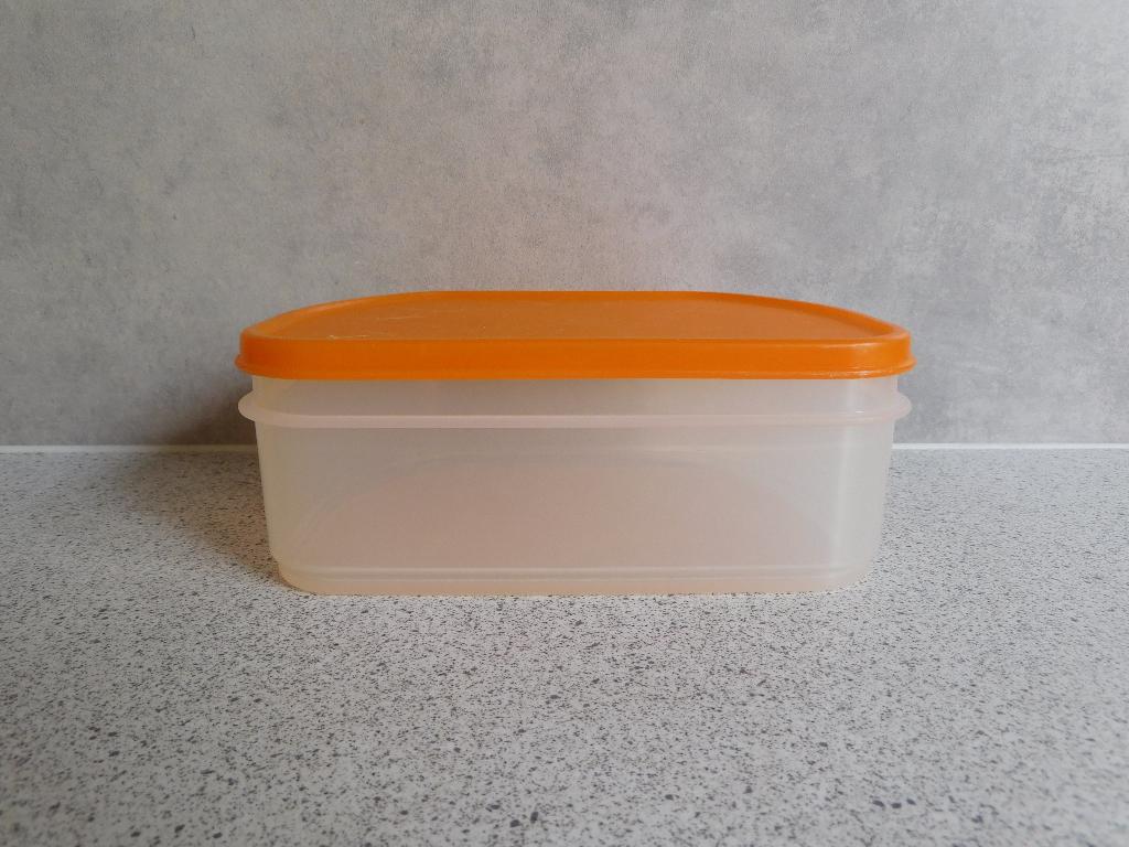 Tupperware Combismart Half Hoog 2 delig Oranje, Huis en Inrichting, Keuken | Tupperware, Ophalen of Verzenden, Zo goed als nieuw