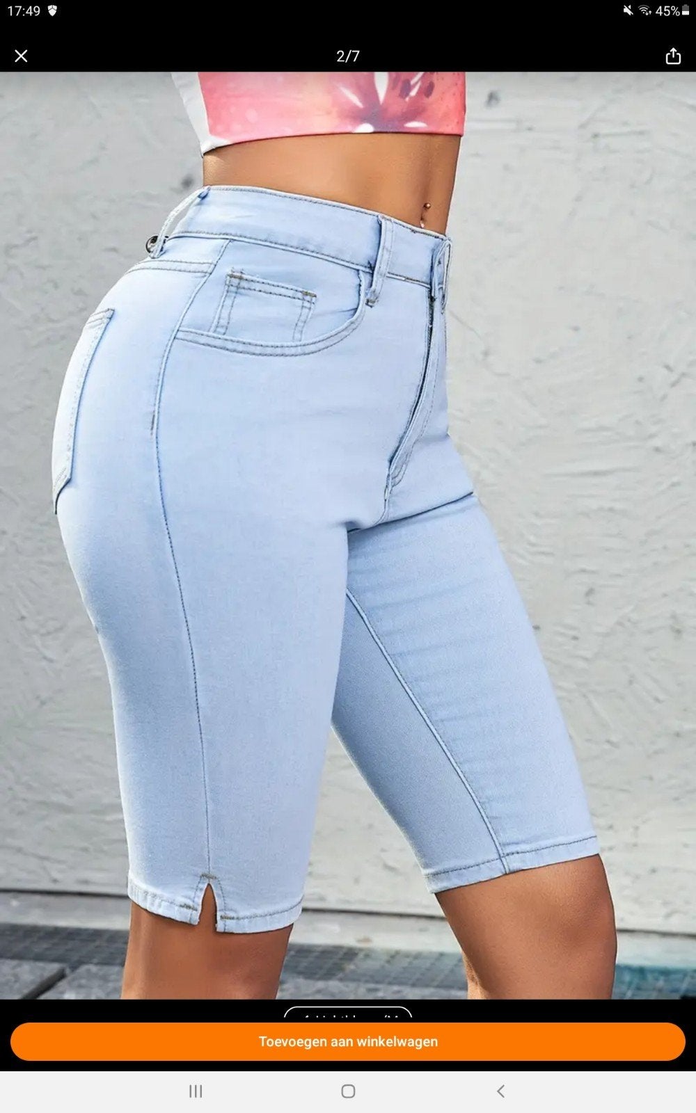 nieuwe bermuda maat 38, Maat 38/40 (M), Kort, Blauw, Nieuw