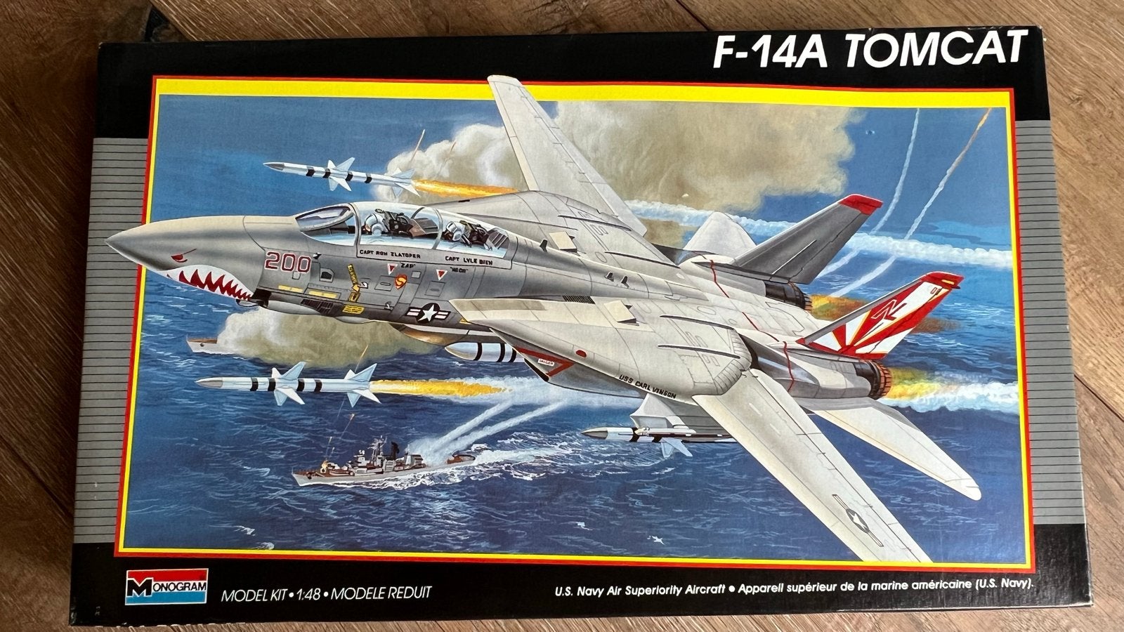 1/48 Monogram F-14A Tomcat, Nieuw, Groter dan 1:72, Vliegtuig, Ophalen