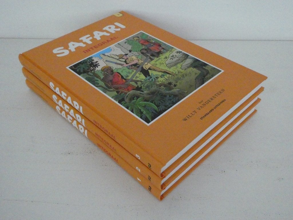 Safari ~ Complete Integrale serie hardcovers 1 t/m 3, Boeken, Complete serie of reeks, Ophalen of Verzenden, Zo goed als nieuw