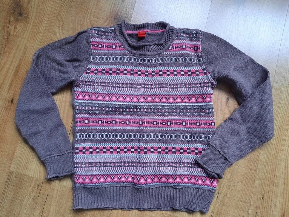 Esprit trui met Noorse print 128-134, Meisje, Trui of Vest, Ophalen of Verzenden, Zo goed als nieuw