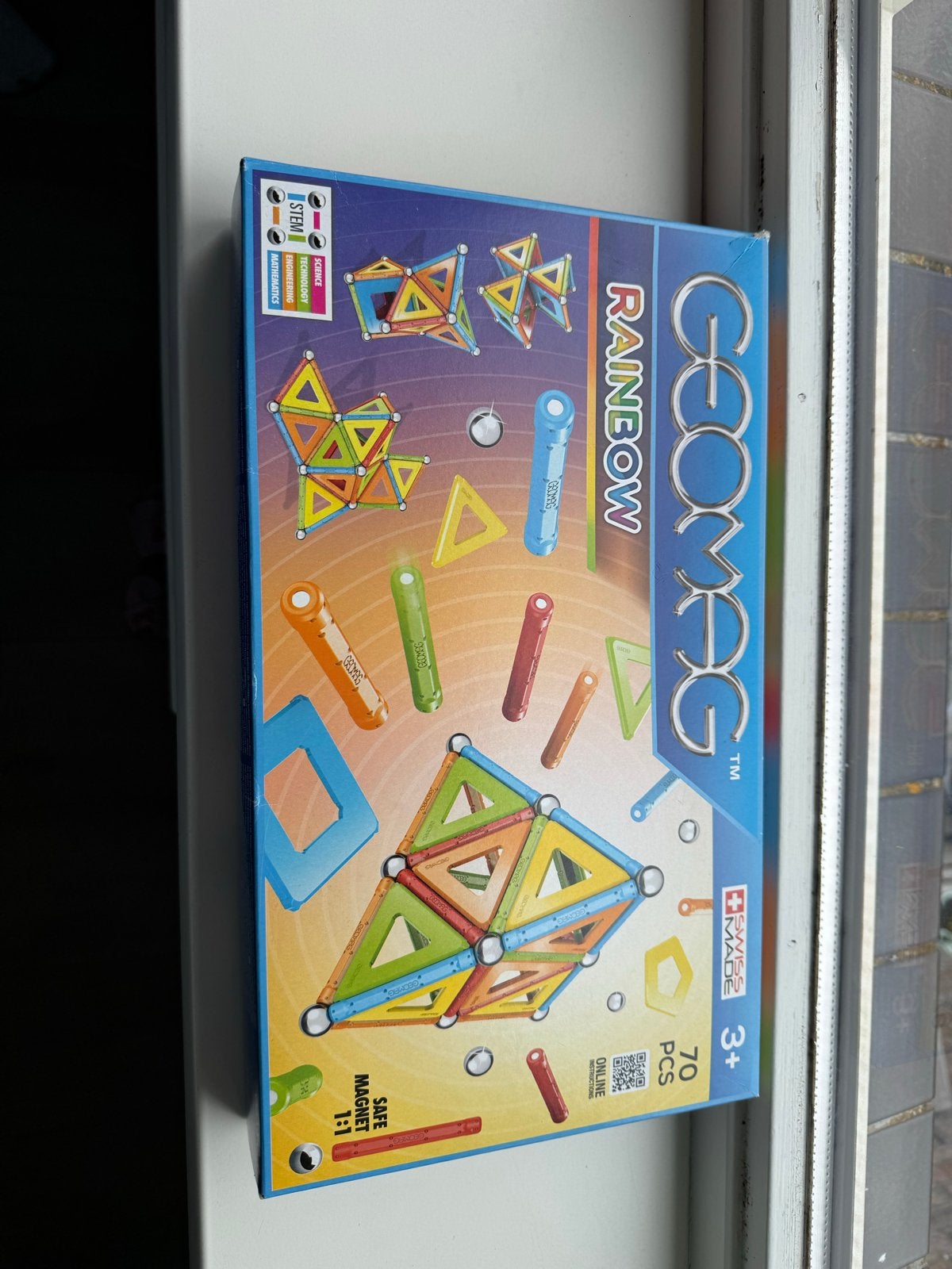 Geomag Rainbow magnetisch constructiespeelgoed (70 stuks), Kinderen en Baby's, Ophalen, Zo goed als nieuw, Overige merken