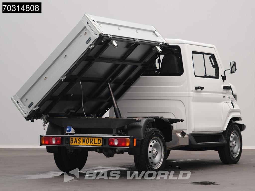 EVUM Motors aCar SWB Cassone Ribaltabile 23 Kwh MY23 4x4 Dri, Auto's, Bestelauto's, 35 pk, Wit, Leder, 2 stoelen