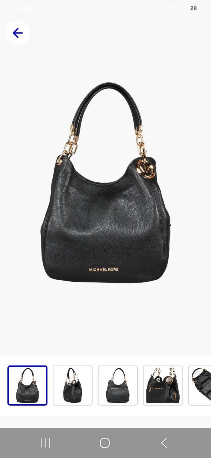 Originele Michael Kors Lillie tas, zwart, zo goed als nieuw, Ophalen, Zo goed als nieuw, Zwart, Handtas