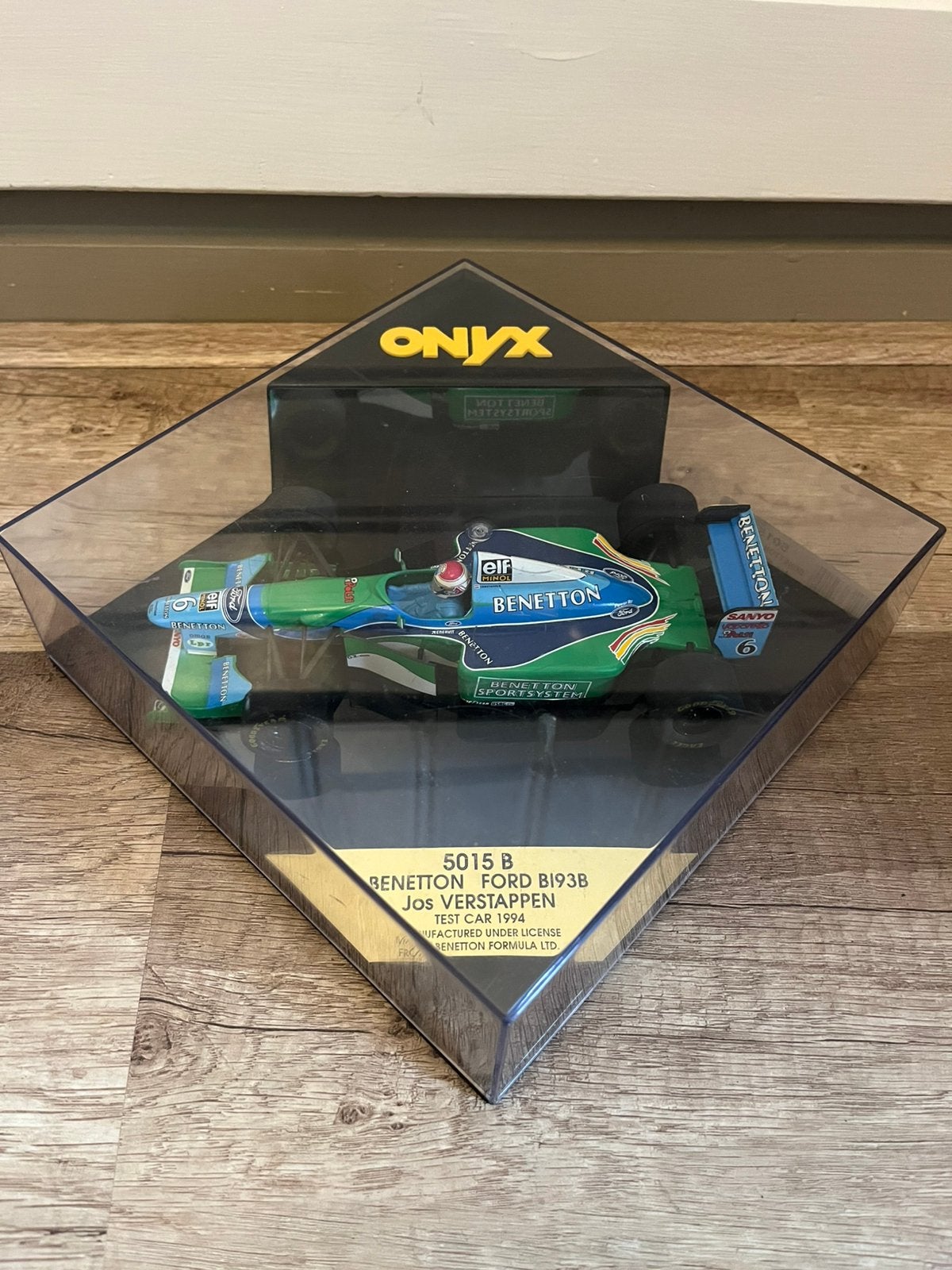 Jos Verstappen Benetton 1994, Ophalen of Verzenden, Groter dan 1:32, Auto, Overige merken