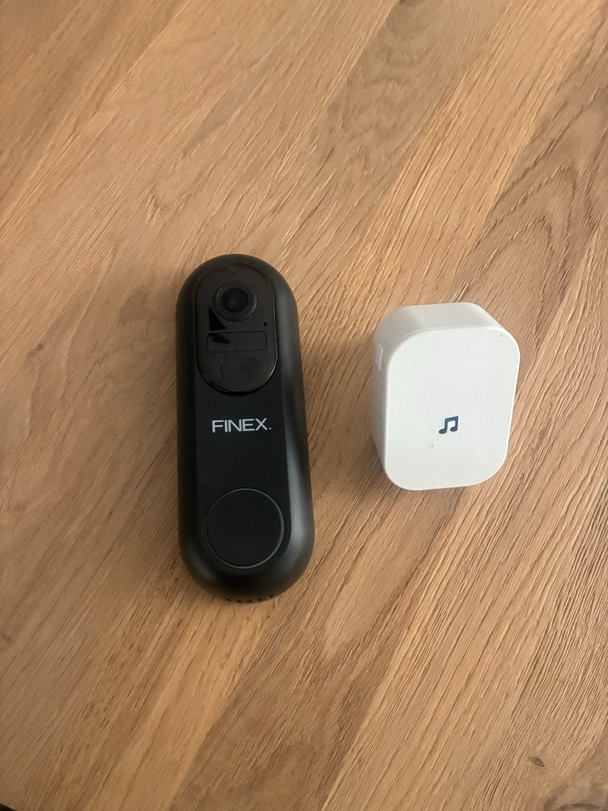 FINEX Draadloze Video Deurbel met Chime - 2.4 & 5 GHz, Ophalen, Bewegingsdetectiesensor, Zo goed als nieuw, Draadloos