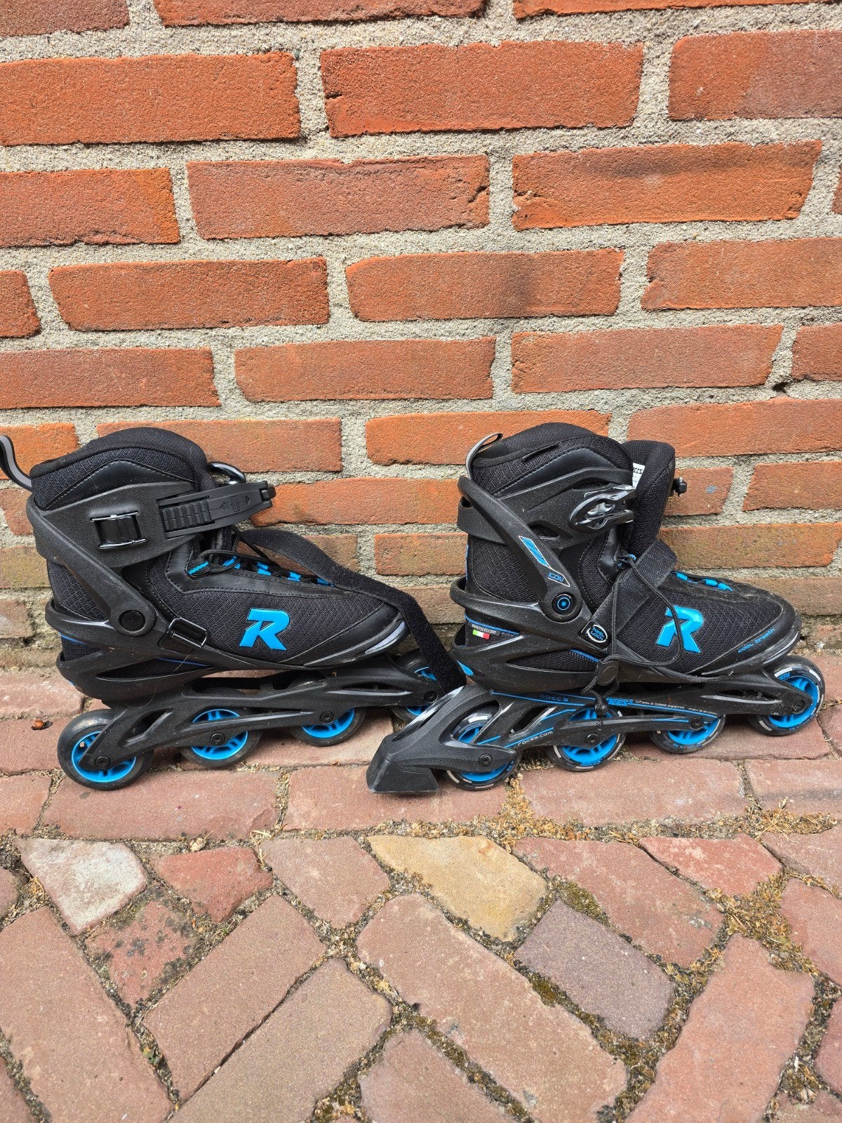 Roces inline skates - Maat 44 - Zwart/Blauw, Ophalen of Verzenden, Gebruikt, Overige typen, Overige merken