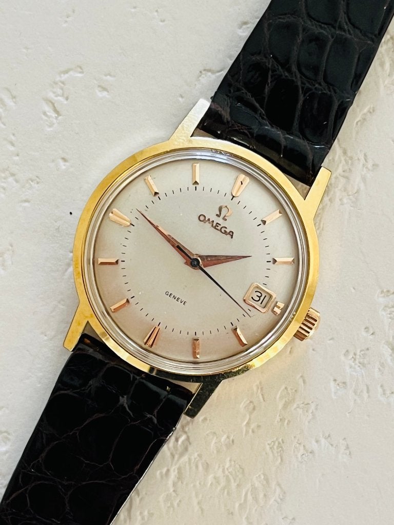 Vintage Omega Geneve horloge, Overige materialen, Polshorloge, Ophalen of Verzenden, Omega