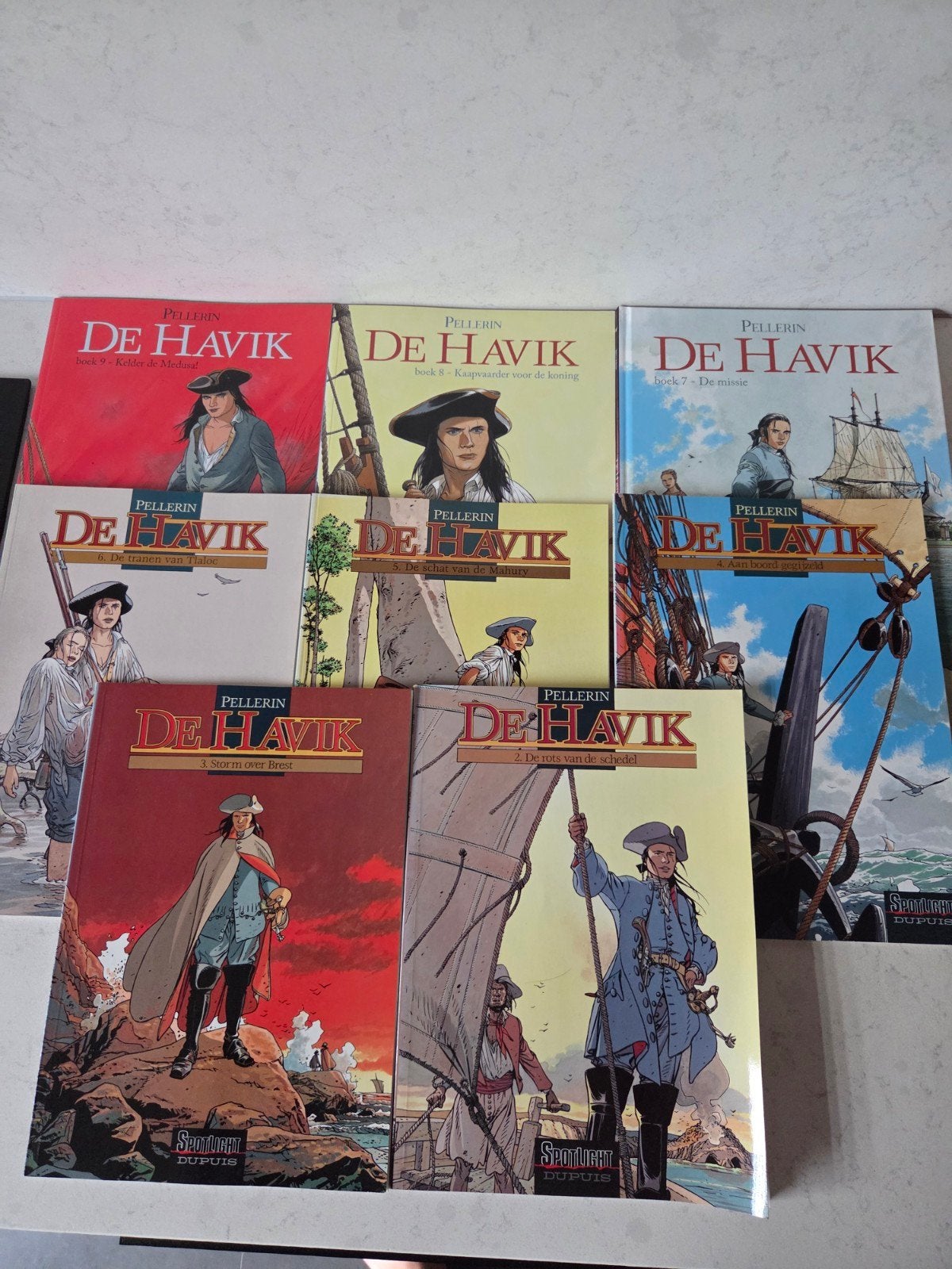 De Havik - Deel 2 tm 9 - Pellerin, Meerdere stripboeken, Ophalen of Verzenden, Zo goed als nieuw