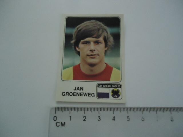 sticker oud Jan GROENEWEG Voetbal 79 Panini Go Ahead Eagles, Verzenden, Zo goed als nieuw, Bedrijf of Vereniging
