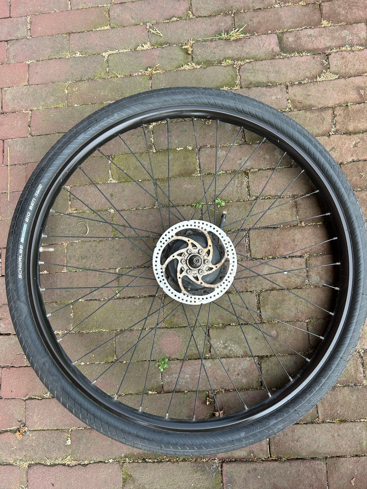 VanMoof S1 Voowiel + motor, Schwalbe band, remmen, wielmoer, Gebruikt, Overige materialen, Ophalen, Elektrische fiets