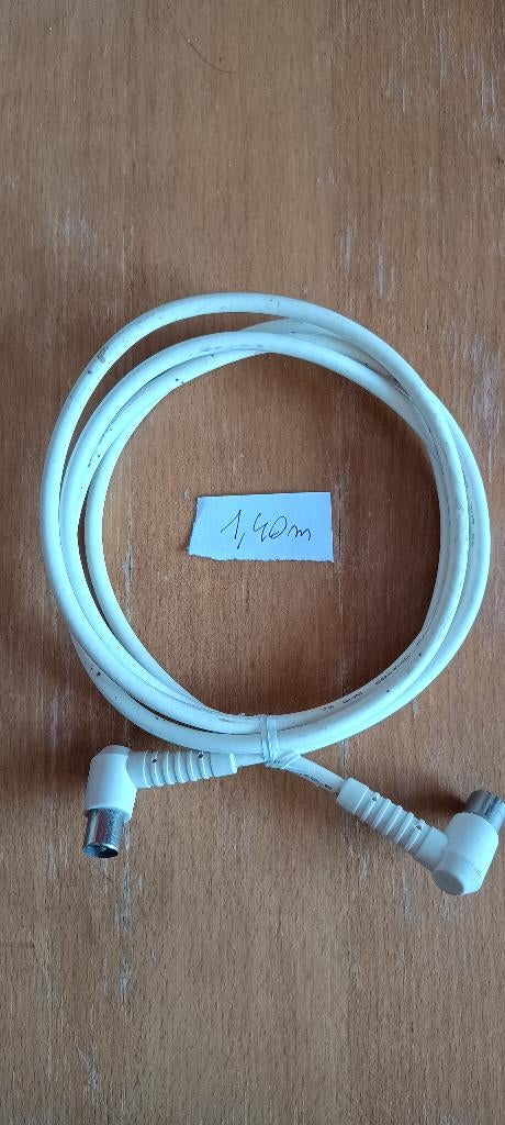 Coax kabel - Antenne kabel 1,4m, Ophalen of Verzenden, Minder dan 2 meter, Coaxiale kabel