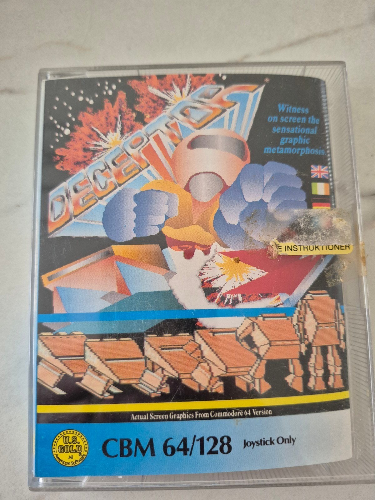 Commodore 64 Deceptor Big Kassette - Retro Game CBM 64/128, Spelcomputers en Games, Games | Overige, 1 speler, Ophalen of Verzenden