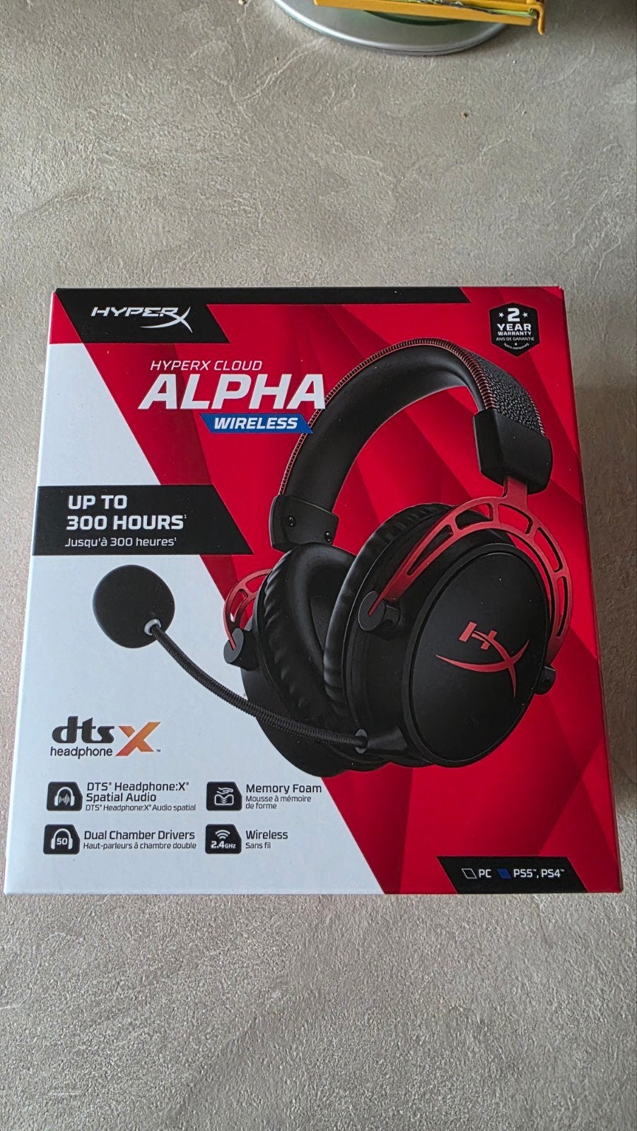 Nieuw HyperX Cloud Alpha Wireless Gaming Headset, Computers en Software, Headsets, HyperX, Nieuw, Ophalen of Verzenden, Draadloos