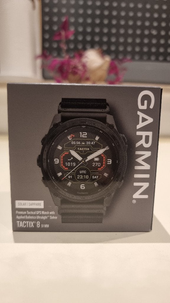 Garmin Tactix 8 Solar Sapphire 51mm Black, Stappen, Zwart, Ophalen of Verzenden, Waterdicht