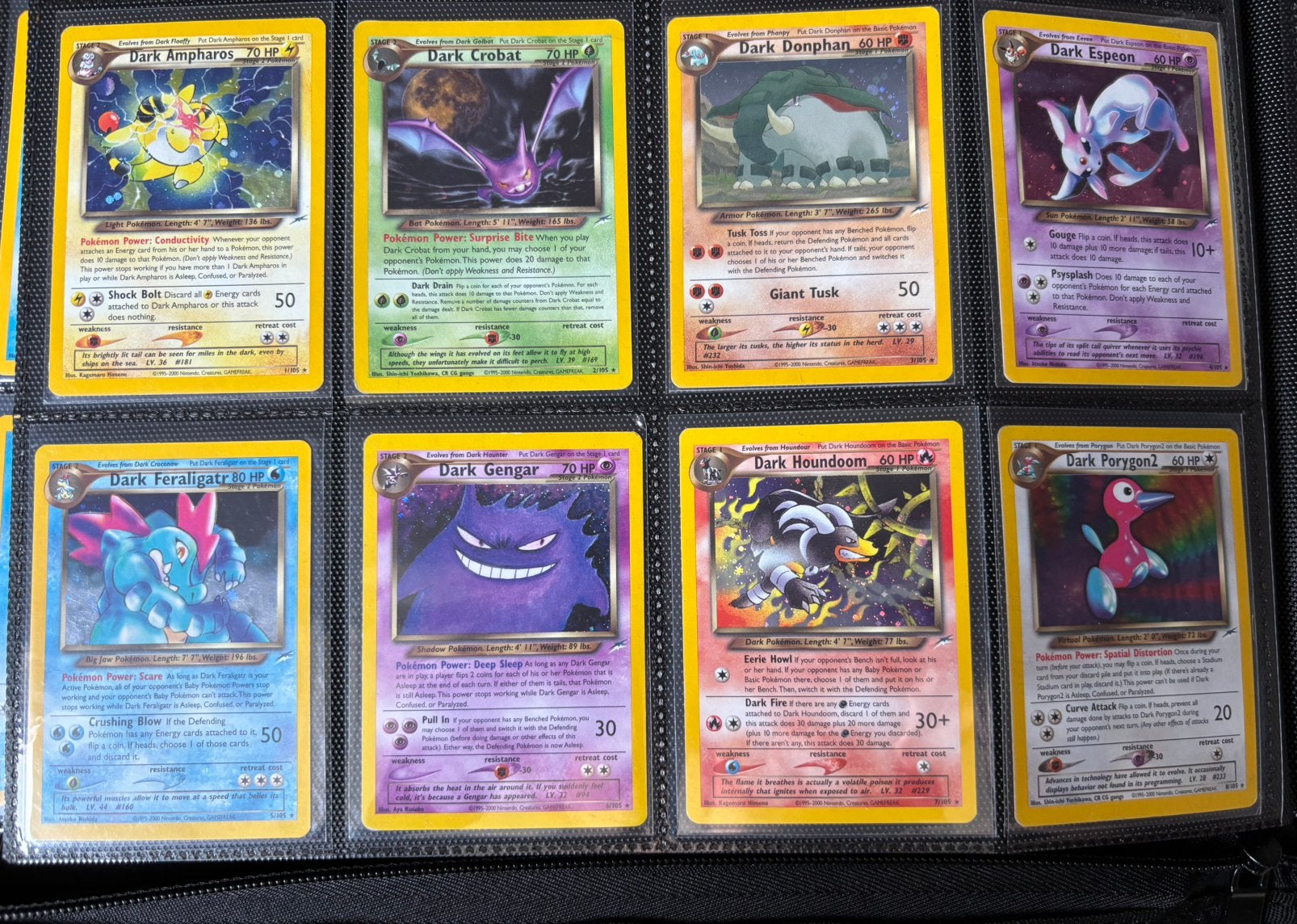 Pokemon complete neo destiny set 105/105, Hobby en Vrije tijd, Ophalen of Verzenden, Zo goed als nieuw