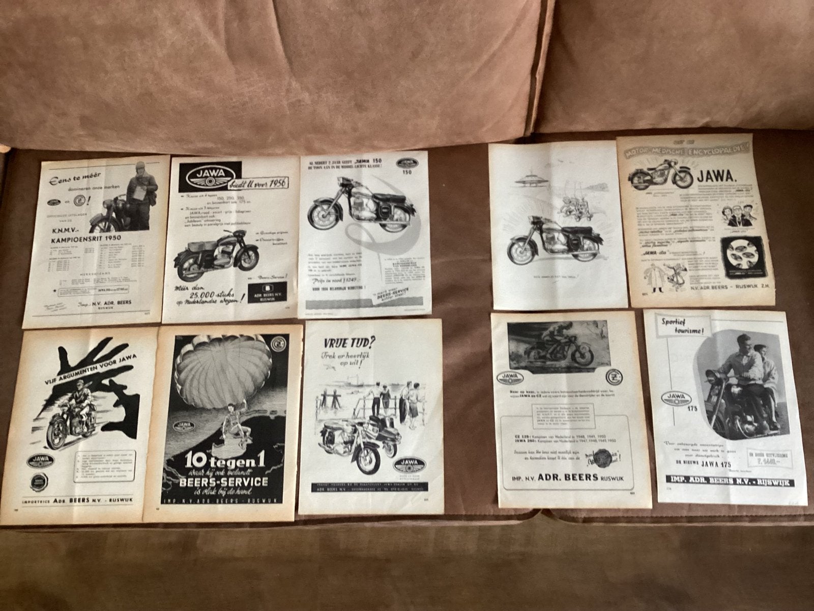 JAWA MOTOREN JAREN 50, origineel, Motoren, Ophalen of Verzenden, Overige merken