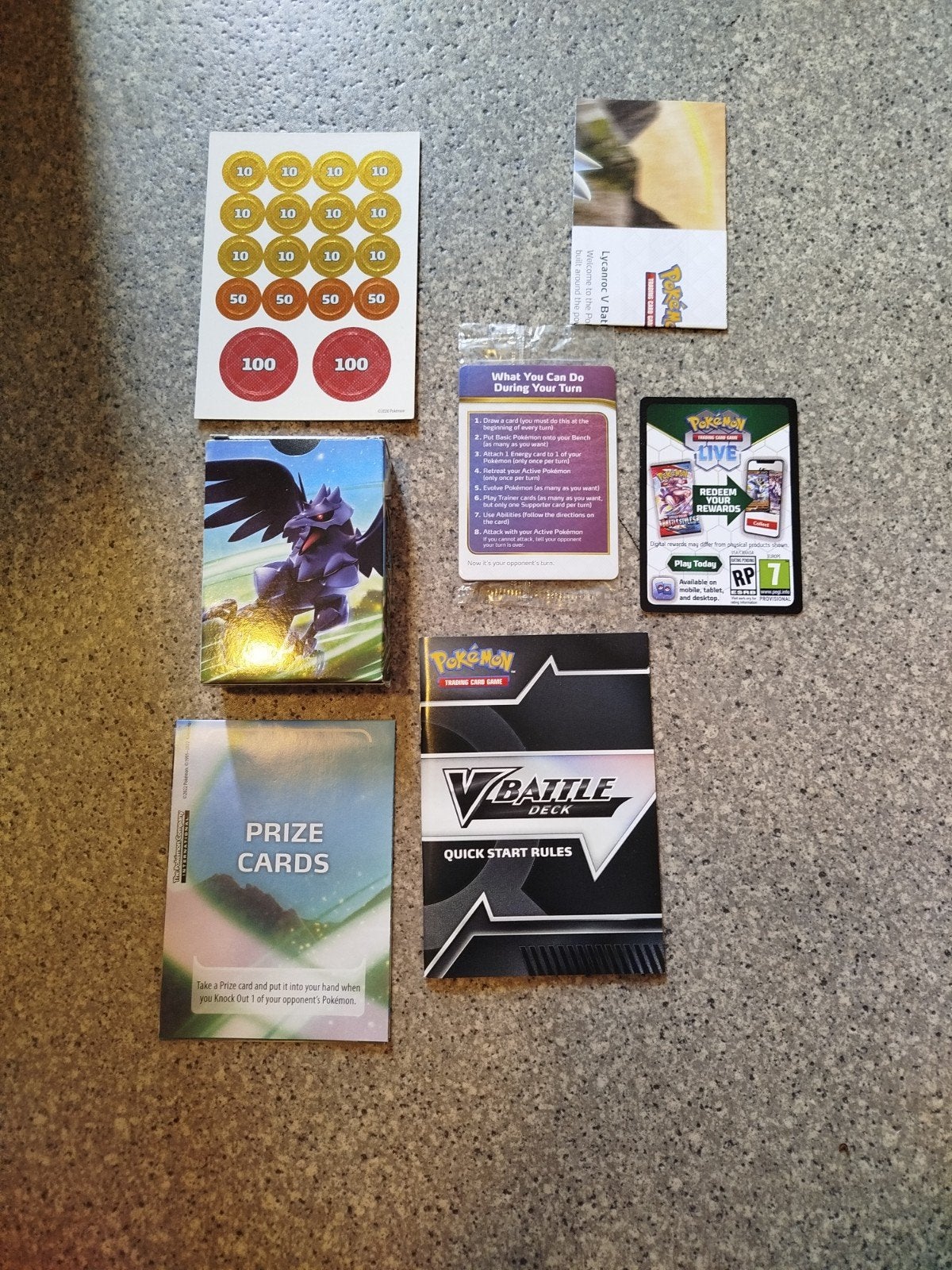 Pokémon V Battle Deck - Quick Start Rules & Accessoires, Ophalen of Verzenden, Nieuw, Speeldeck