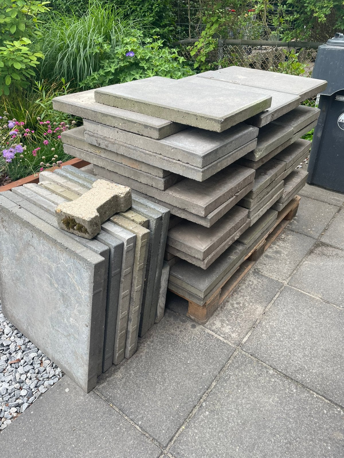 Tuintegels, Ophalen, Gebruikt, Overige materialen, Terrastegels
