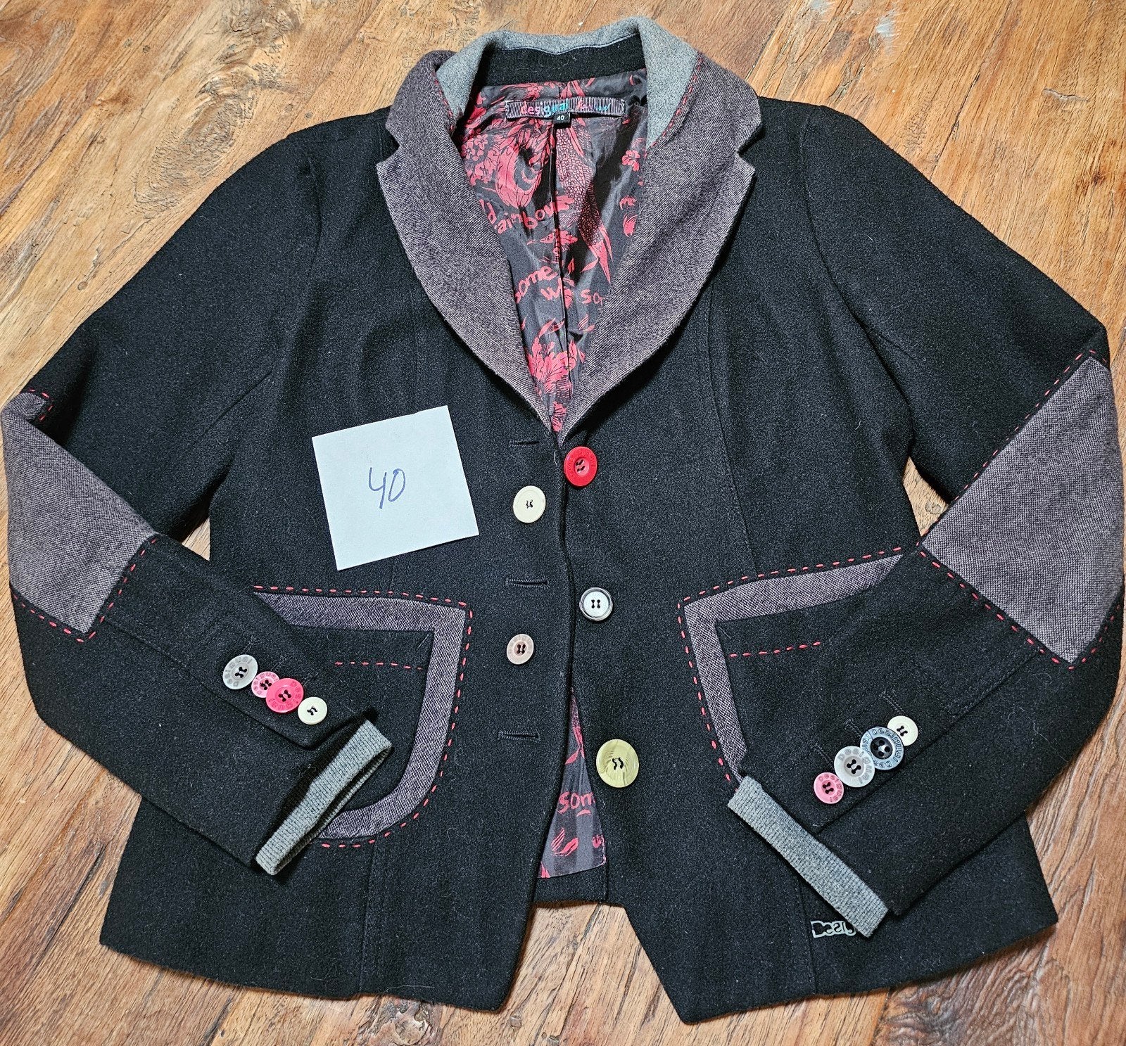 Desigual jasje 38/40, Ophalen of Verzenden, Zo goed als nieuw