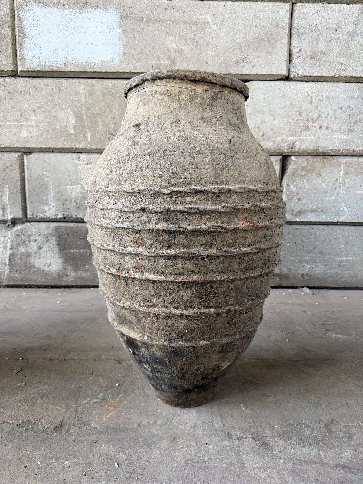 Keramieken vazen/potten, Ophalen, Beige, Natuurlijk materiaal, 90 cm