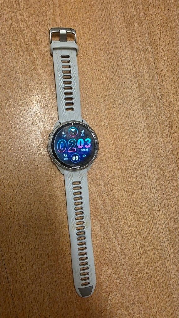 Garmin Forerunner 965 - Gebruikt met bon - wit, Gebruikt, Wit, Garmin forerunner, Ophalen of Verzenden
