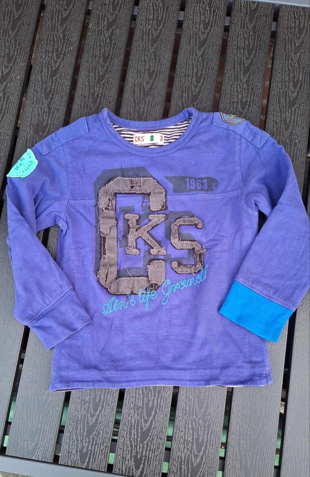 Longsleeve CKS maat 3 (98 / 104), Kinderen en Baby's, Kinderkleding | Maat 110, Ophalen of Verzenden, Zo goed als nieuw, Jongen