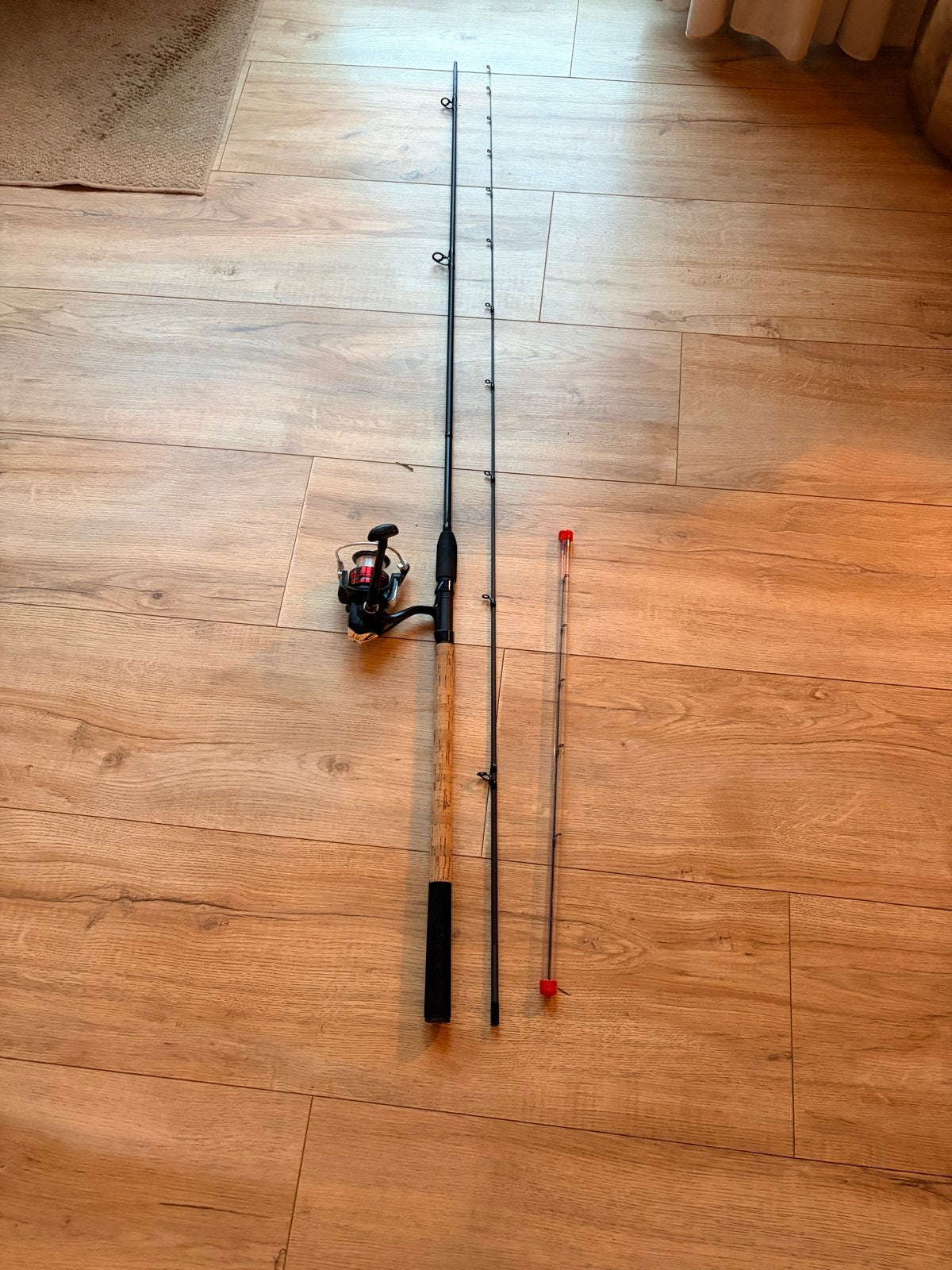 Sonik SKS Feeder 9ft met molen, Ophalen of Verzenden, Zo goed als nieuw, Werphengel