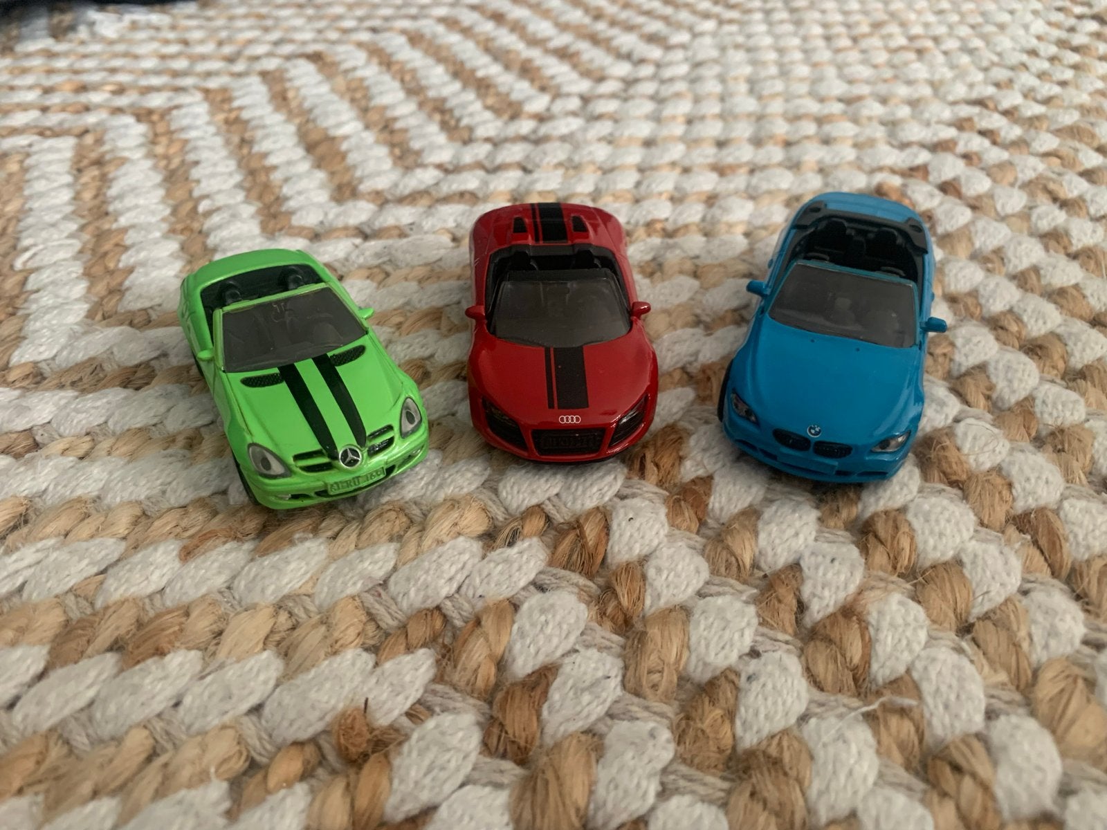 3 SIKU autootjes, Overige merken, Gebruikt, 1:50 of kleiner, Auto