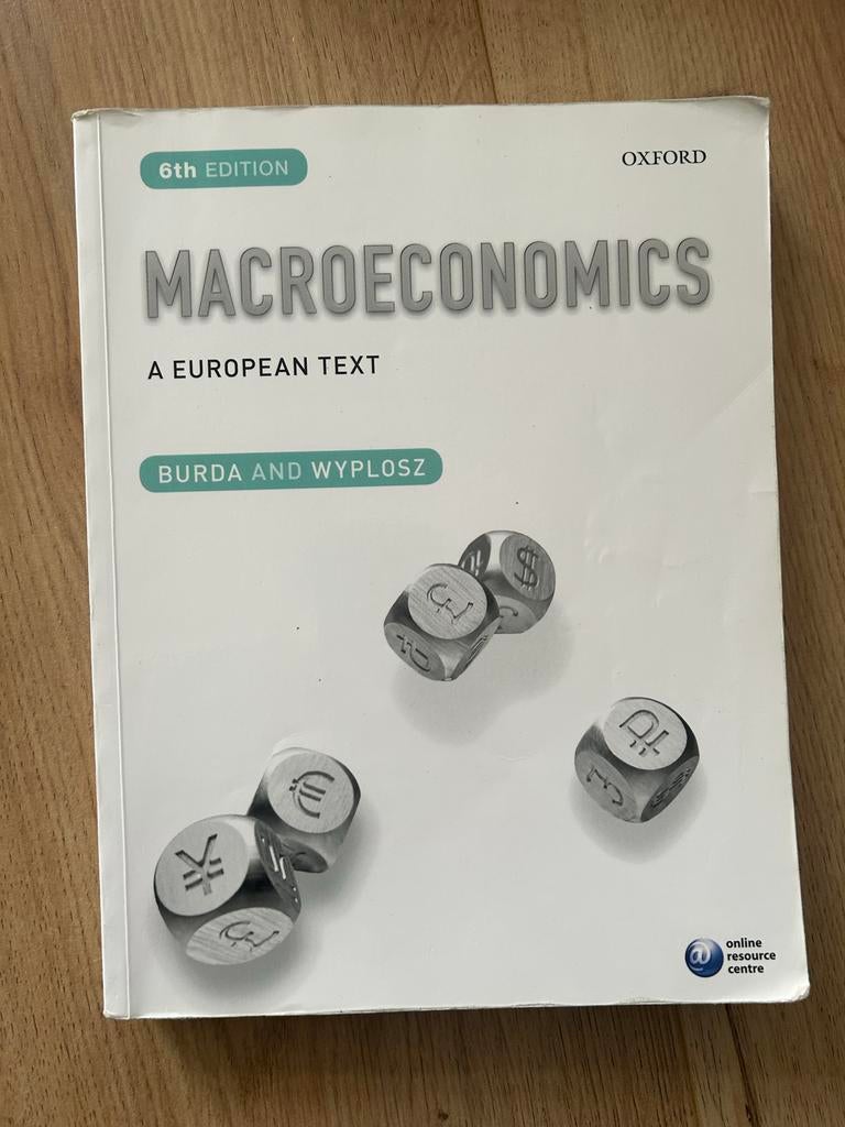 Macroeconomics: A European Text - 6th Edition, Boeken, Ophalen of Verzenden, Zo goed als nieuw