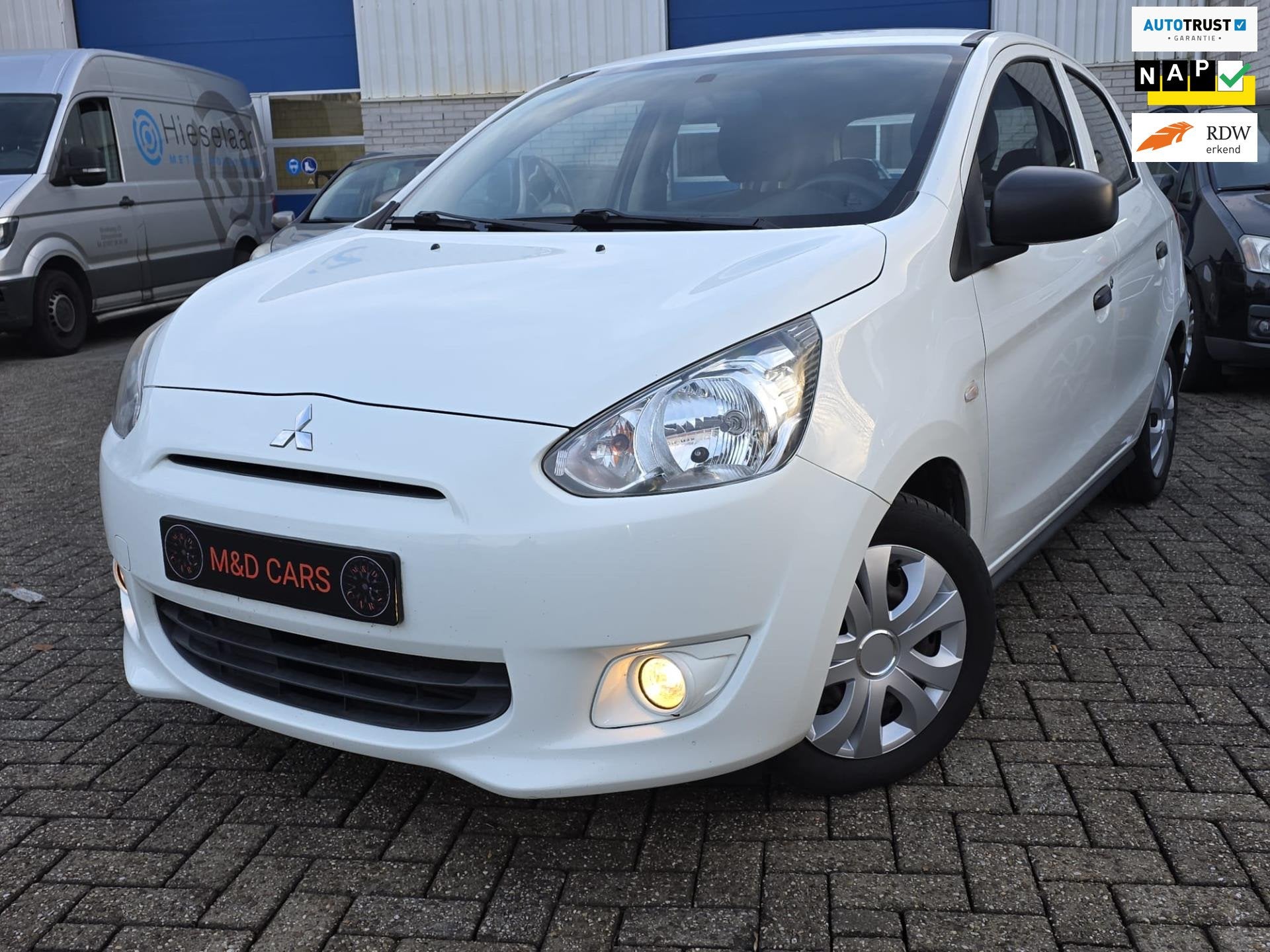 Mitsubishi Space Star 1.0 Inform AIRCO/NAP/ELEK RAMEN, Auto's, Voorwielaandrijving, Stof, Gebruikt, Zwart