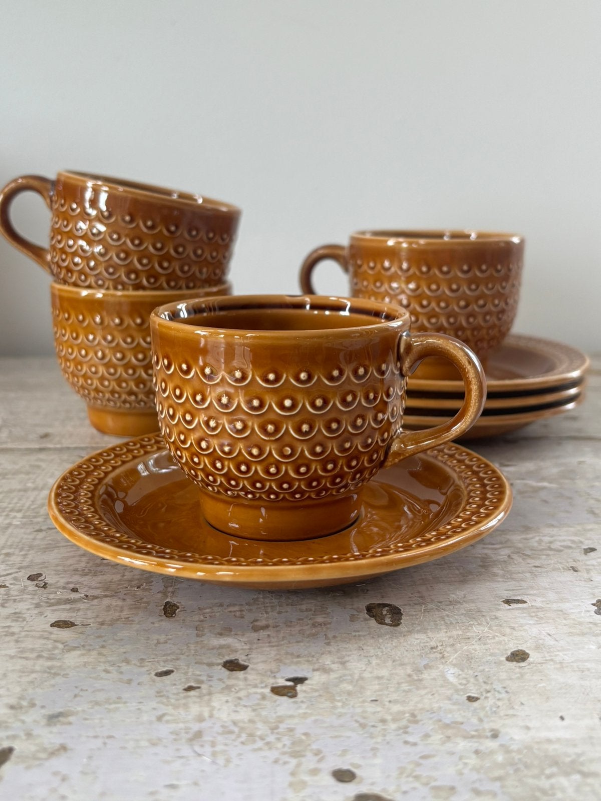 Vintage Pagnossin keramiek servies, jaren 60, Italy, Ophalen of Verzenden
