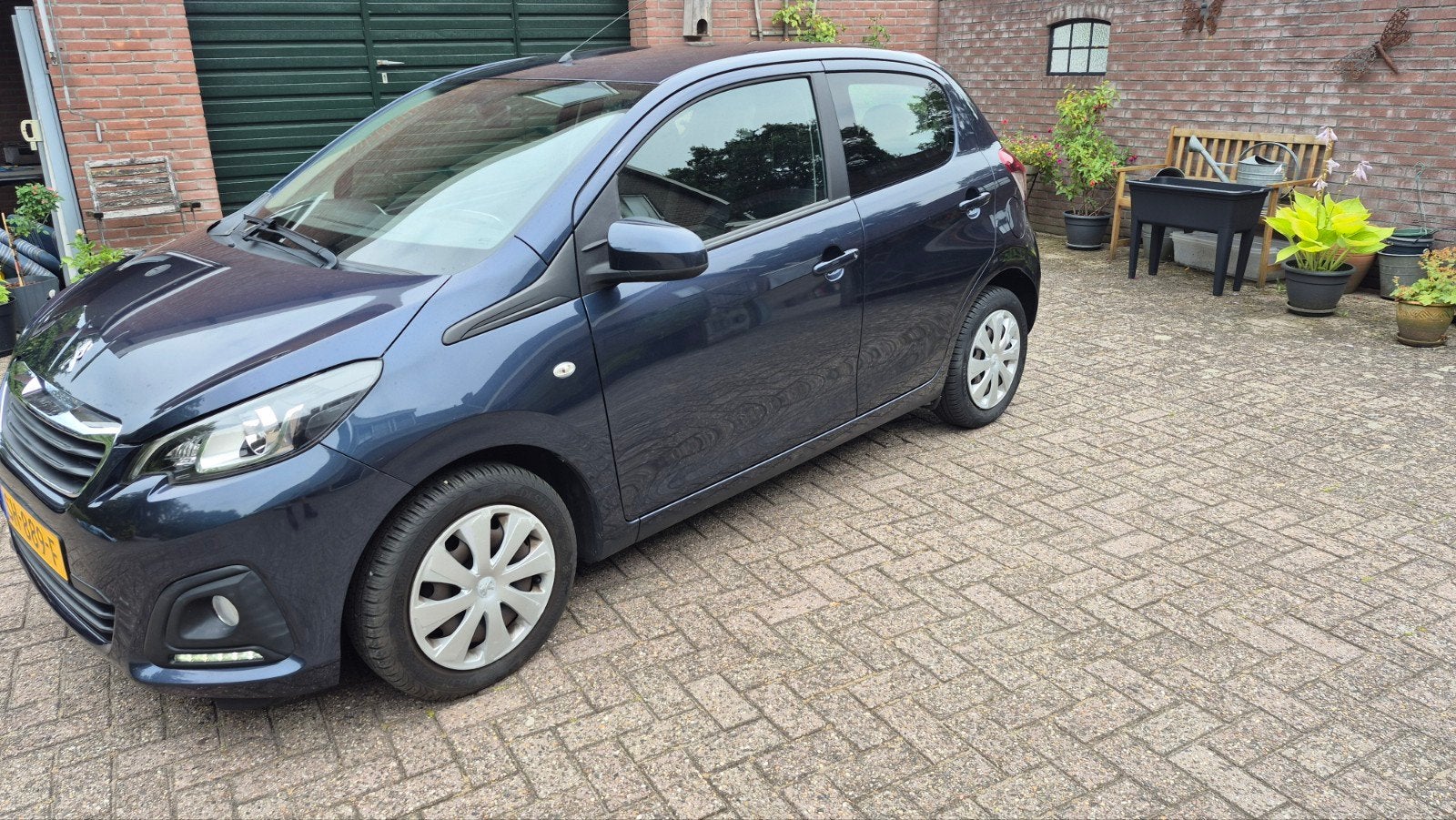 Peugeot 108 1.0 12V E-vti 51KW 5DR 2018 Blauw, Auto's, Voorwielaandrijving, Dealer onderhouden, Zwart, USB