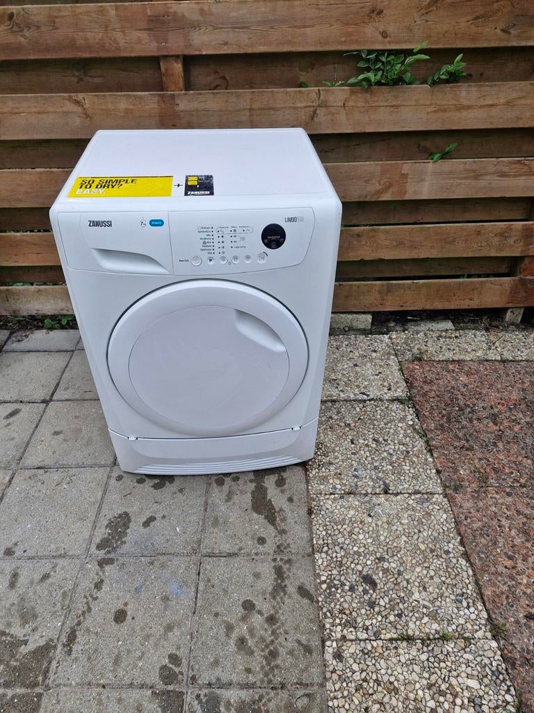 ZANUSSI condens droger, 6 tot 8 kg, Ophalen of Verzenden, Zo goed als nieuw, Voorlader