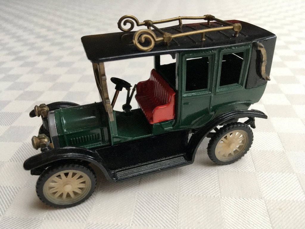 Miniatuurauto / oldtimer 'Mercedes Benz limousine' uit 1910, Ophalen of Verzenden, Zo goed als nieuw, Auto, Overige merken