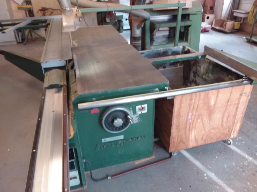 Diverse houtbewerkings machines, complete timmer werkplaats, Ophalen