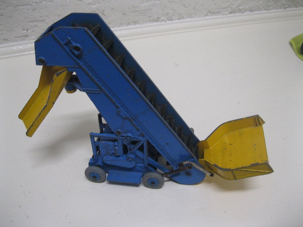 dinky toys blauwe elevator loader 964, Ophalen of Verzenden, Gebruikt, Auto, Dinky Toys