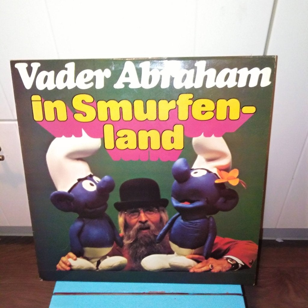 Lp vader Abraham in smurfenland, Ophalen, Gebruikt, 12 inch, Levenslied of Smartlap