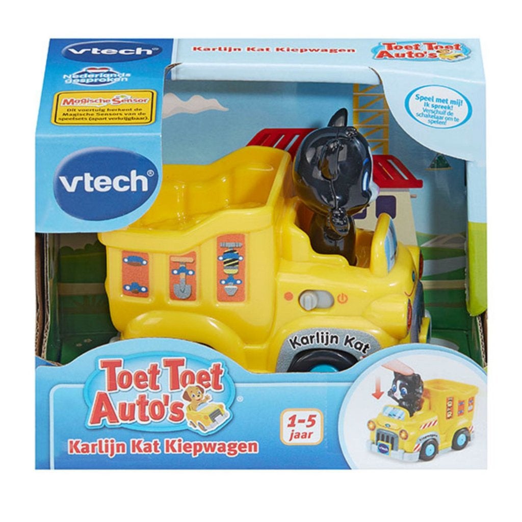Toet Toet Auto's: Karlijn Kat Kiepwagen, 2 tot 4 jaar, ., Nieuw, Ophalen of Verzenden