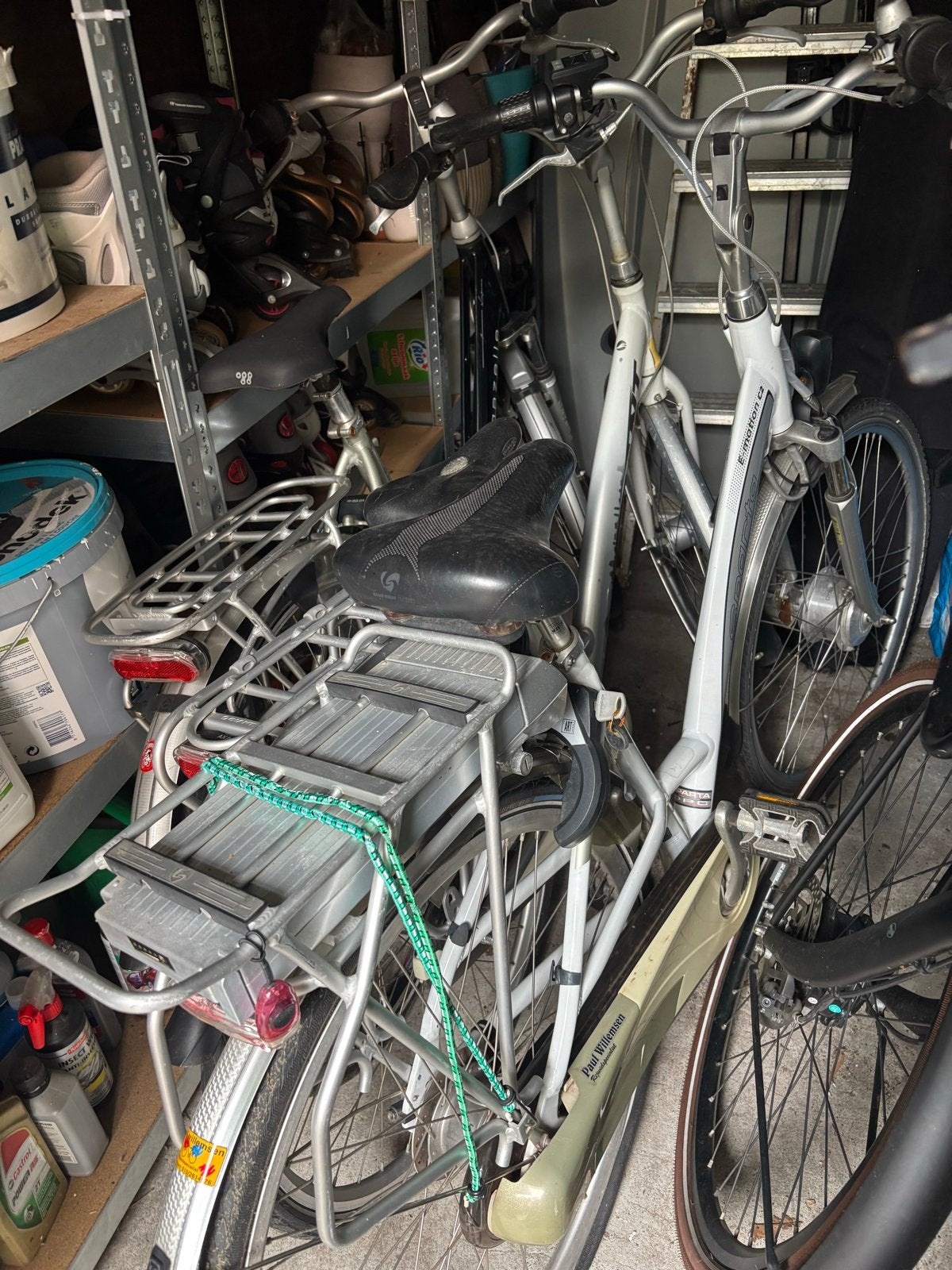 3 Damesfietsen: Sparta E-bike, Giant en Gazelle (opknap), Ophalen, Gebruikt, Sparta