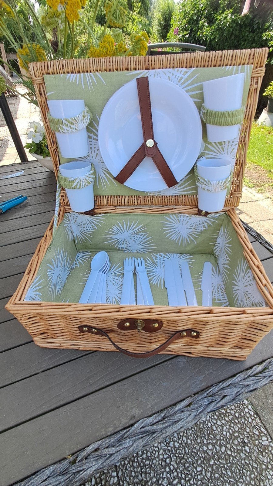 Picknickmand, Ophalen