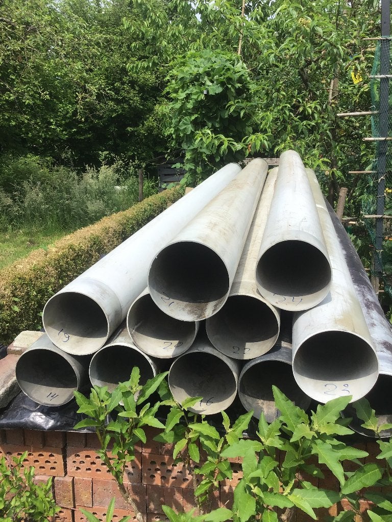 PVC Pijpen 160 mm, Doe-het-zelf en Verbouw, Ophalen, Pvc, 2 tot 4 meter, Zo goed als nieuw