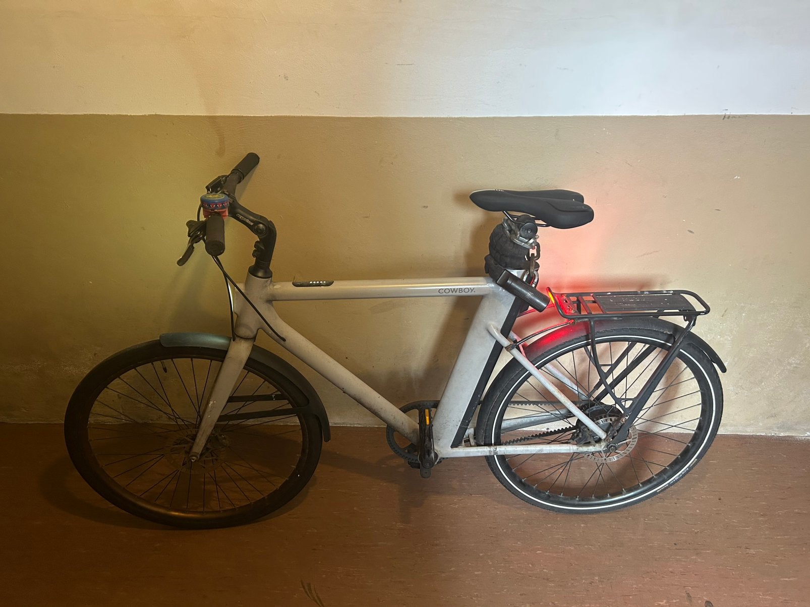 Cowboy C3 zonder achterwiel, Fietsen en Brommers, Elektrische fietsen, 55 tot 59 cm, Ophalen, Gebruikt, Cowboy