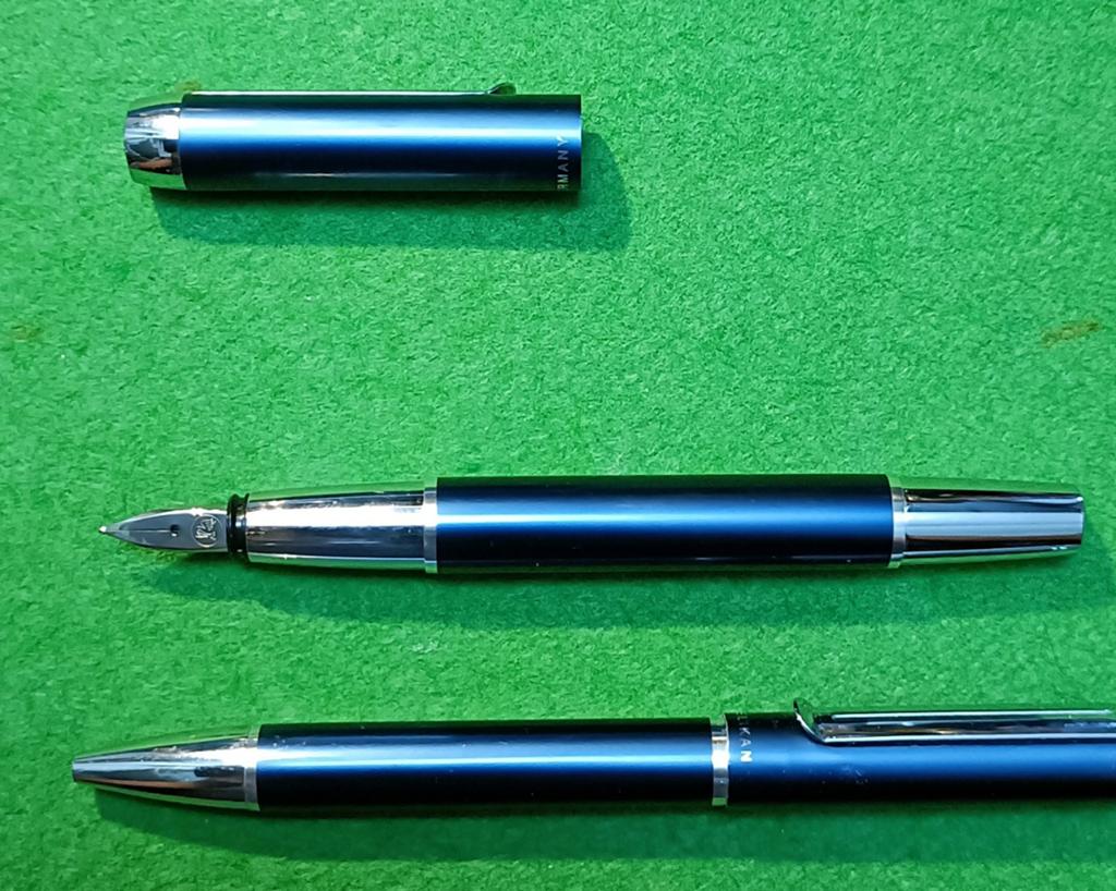 Pelikan Petrol vulpen en Ballpoint set., Verzamelen, Pennenverzamelingen, Ophalen of Verzenden, Gebruikt, Vulpen, Overige merken