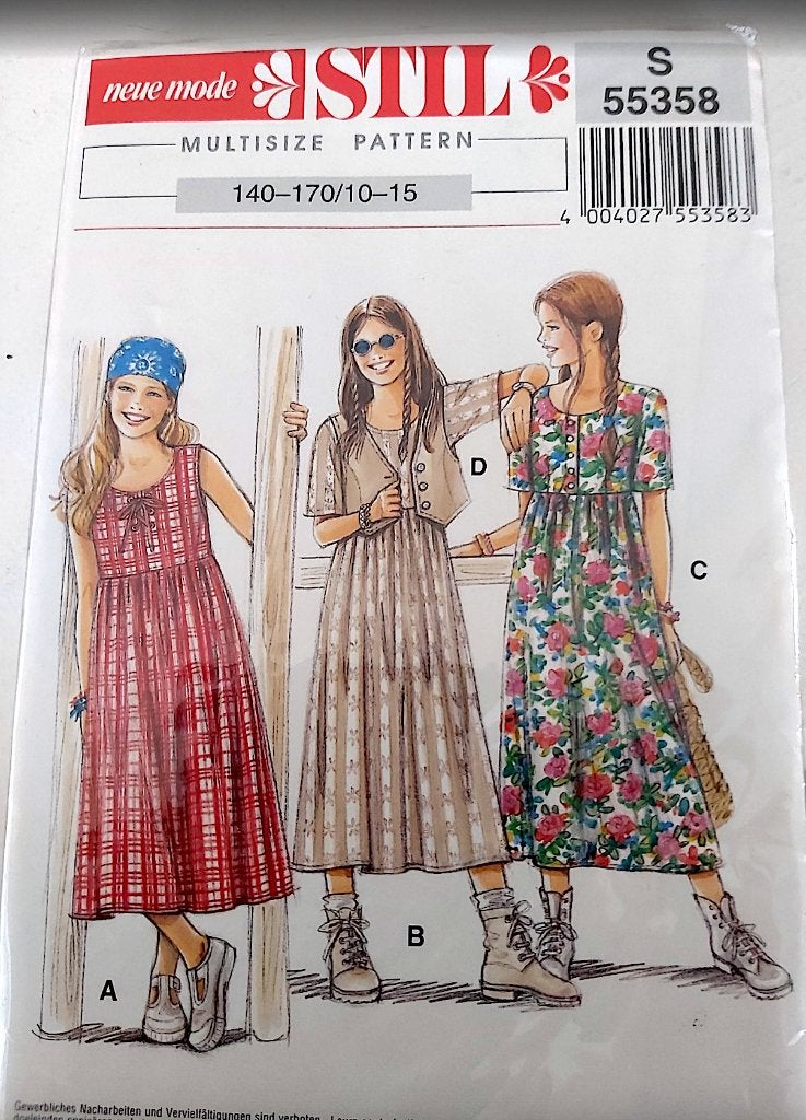 STIL - Neue Mode - patronen jurkjes nr. S 55358, Overige merken, Overige typen, Kind, Verzenden