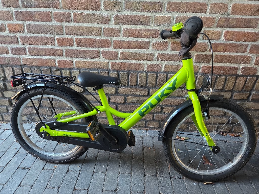 Puky fiets 18 inch groen, Fietsen en Brommers, Ophalen, Zo goed als nieuw, 16 tot 20 inch, Puky