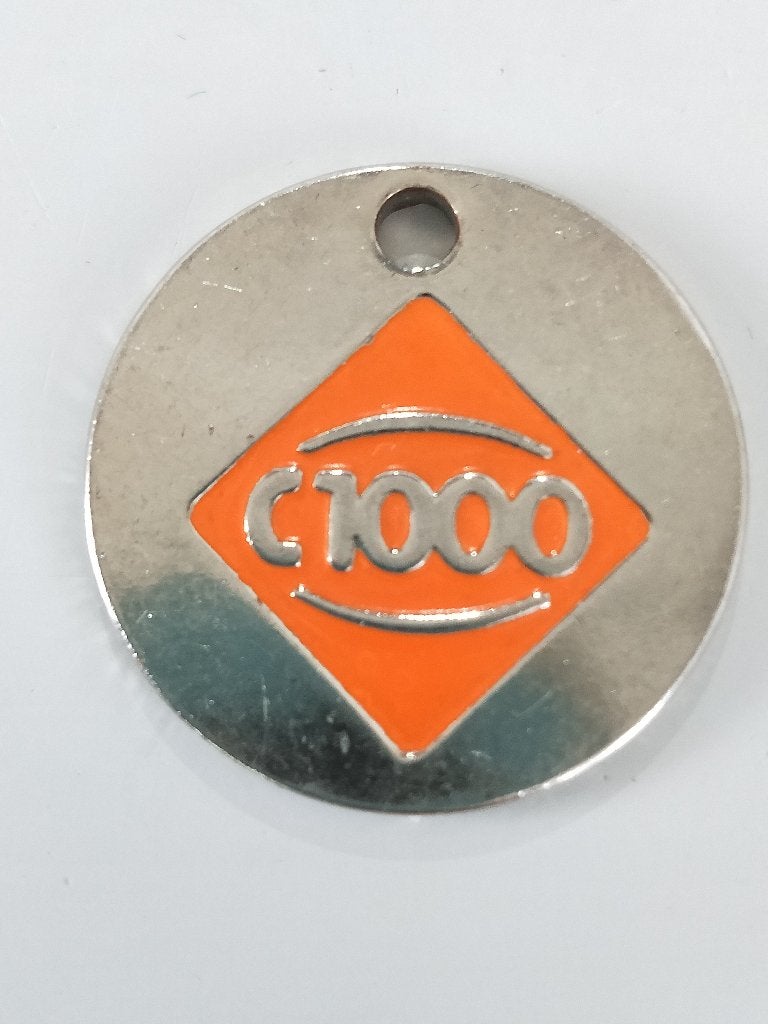 Winkelwagenmunt C1000 - supermarktketen, Ophalen of Verzenden