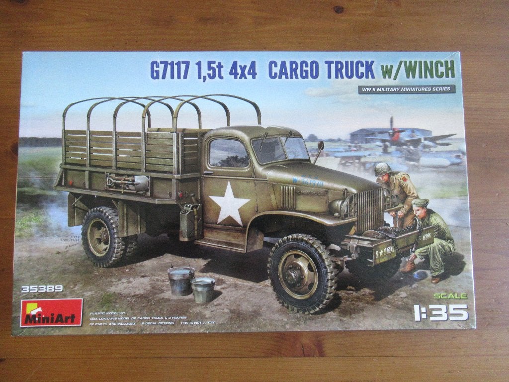 G7117 Cargo Truck w/Winch (MiniArt 1/35), Hobby en Vrije tijd, Modelbouw | Auto's en Voertuigen, Overige merken, 1:32 tot 1:50