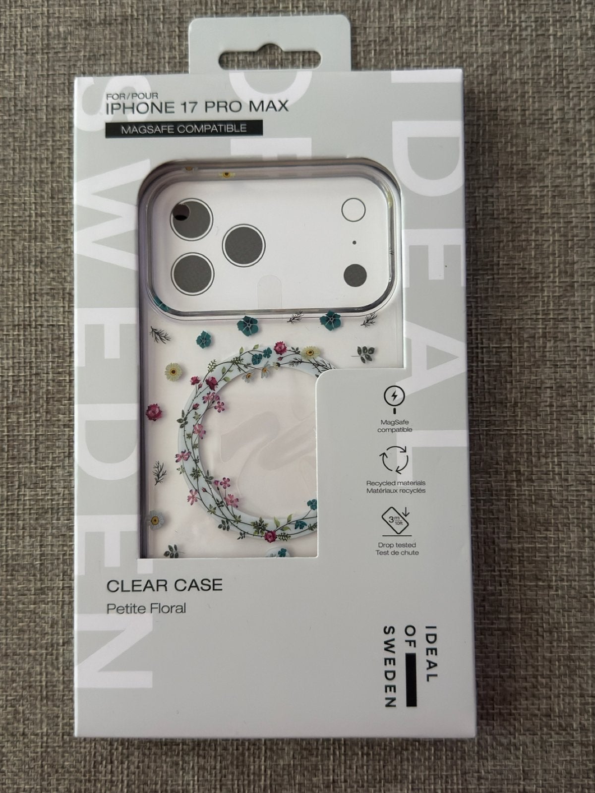 Ideal of Sweden Clear Case iPhone 17 Pro Max - Petite Floral, Kunststof, Nieuw, Ophalen of Verzenden, Meerkleurig